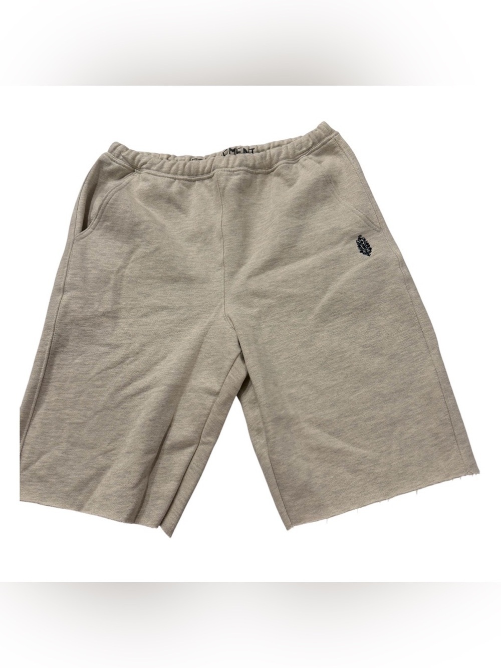 FP Movement by Free People Oatmeal Heather Raw Hem Sweat Shorts - Size M NWOT